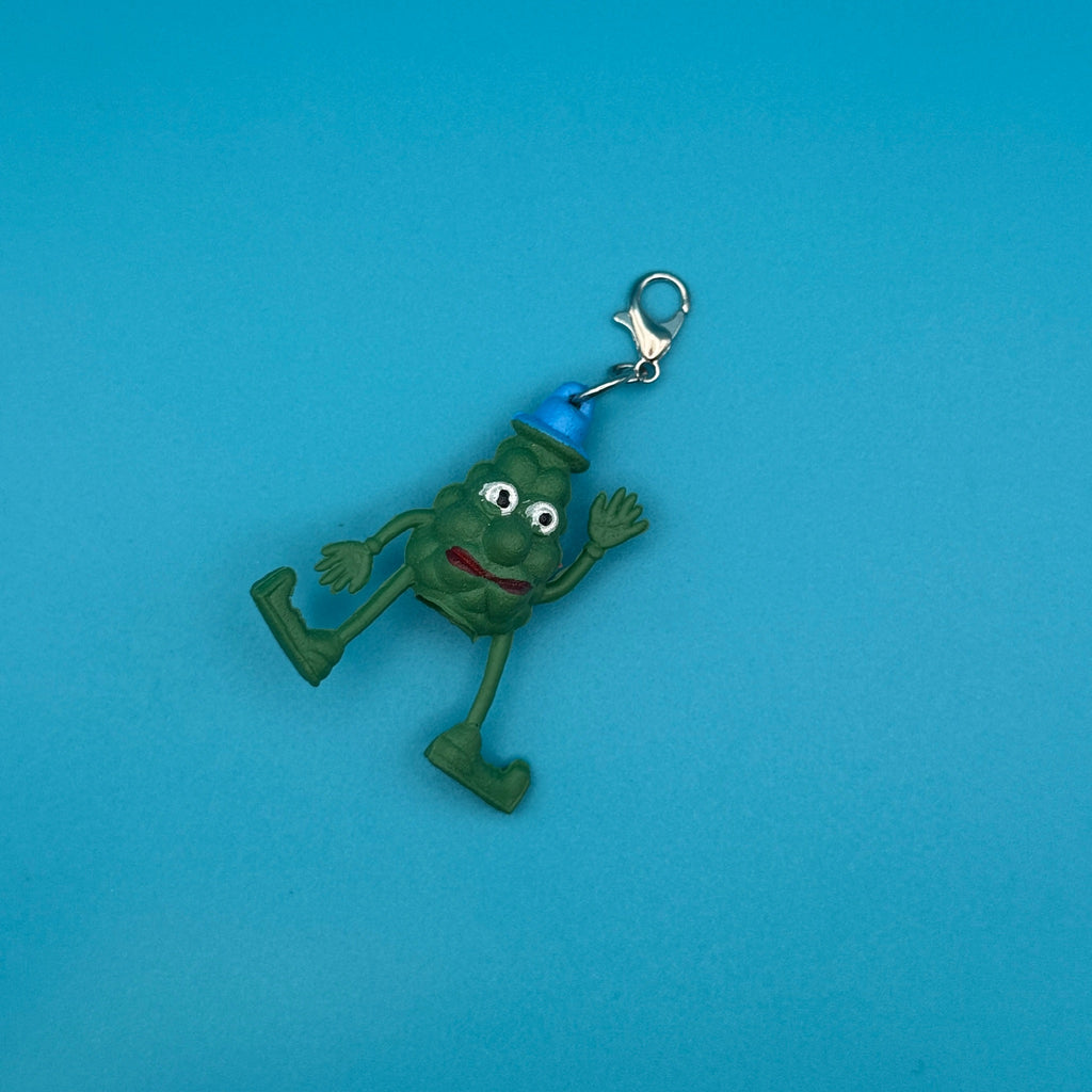 Vintage 80s Munch Bunch Mini Bag Charms: Green
