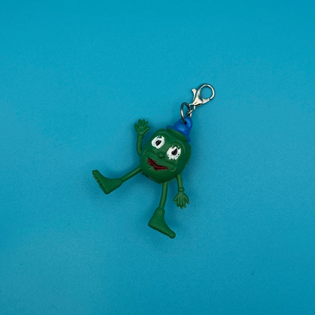 Vintage 80s Munch Bunch Mini Bag Charms: Green