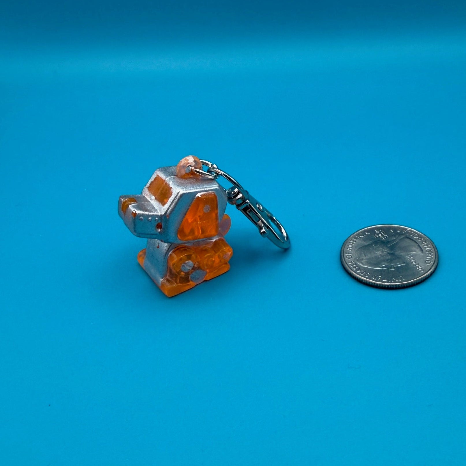 1960s-  s &   s: Orange Collection -  vintage keychain vintage charms for bag nostalgia vintage keychains y2k collectible - Bag Crap