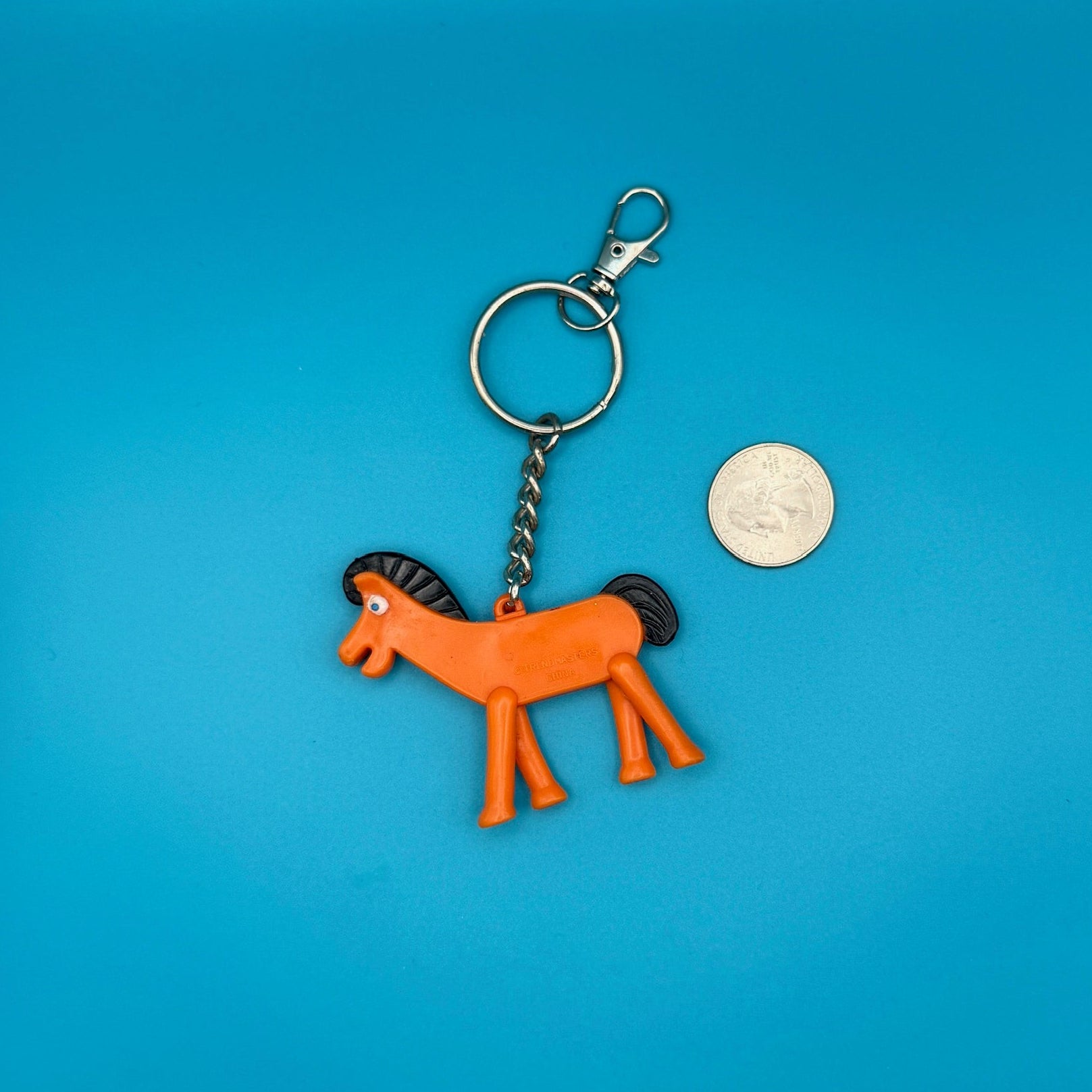 1960s-  s &   s: Orange Collection -  vintage keychain vintage charms for bag nostalgia vintage keychains y2k collectible - Bag Crap