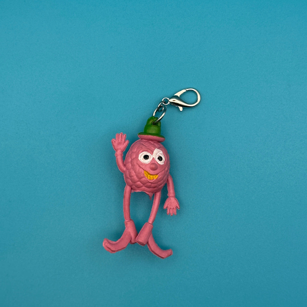 Vintage 80s Munch Bunch Mini Bag Charms: Pink