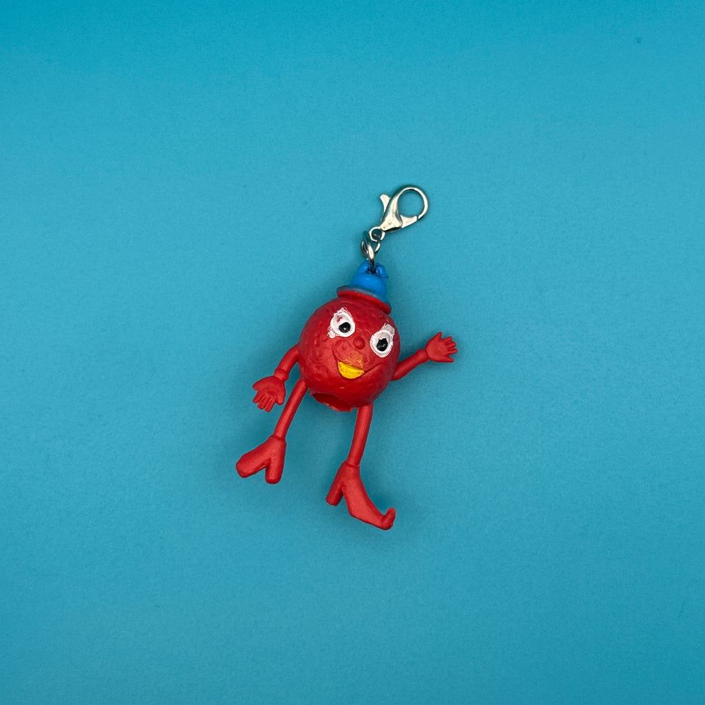 Vintage 80s Munch Bunch Mini Bag Charms: Red