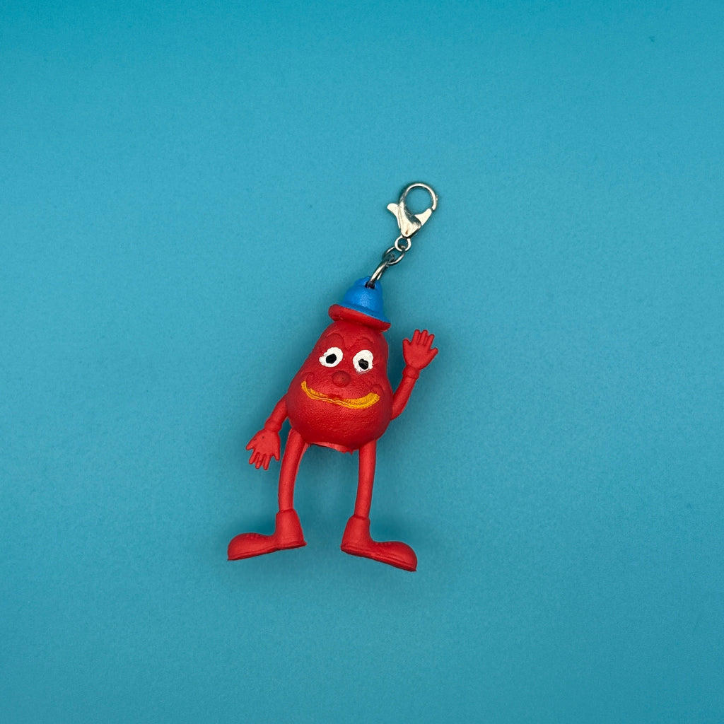 Vintage 80s Munch Bunch Mini Bag Charms: Red