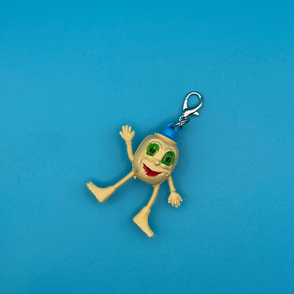Vintage 80s Munch Bunch Mini Bag Charms: Beige