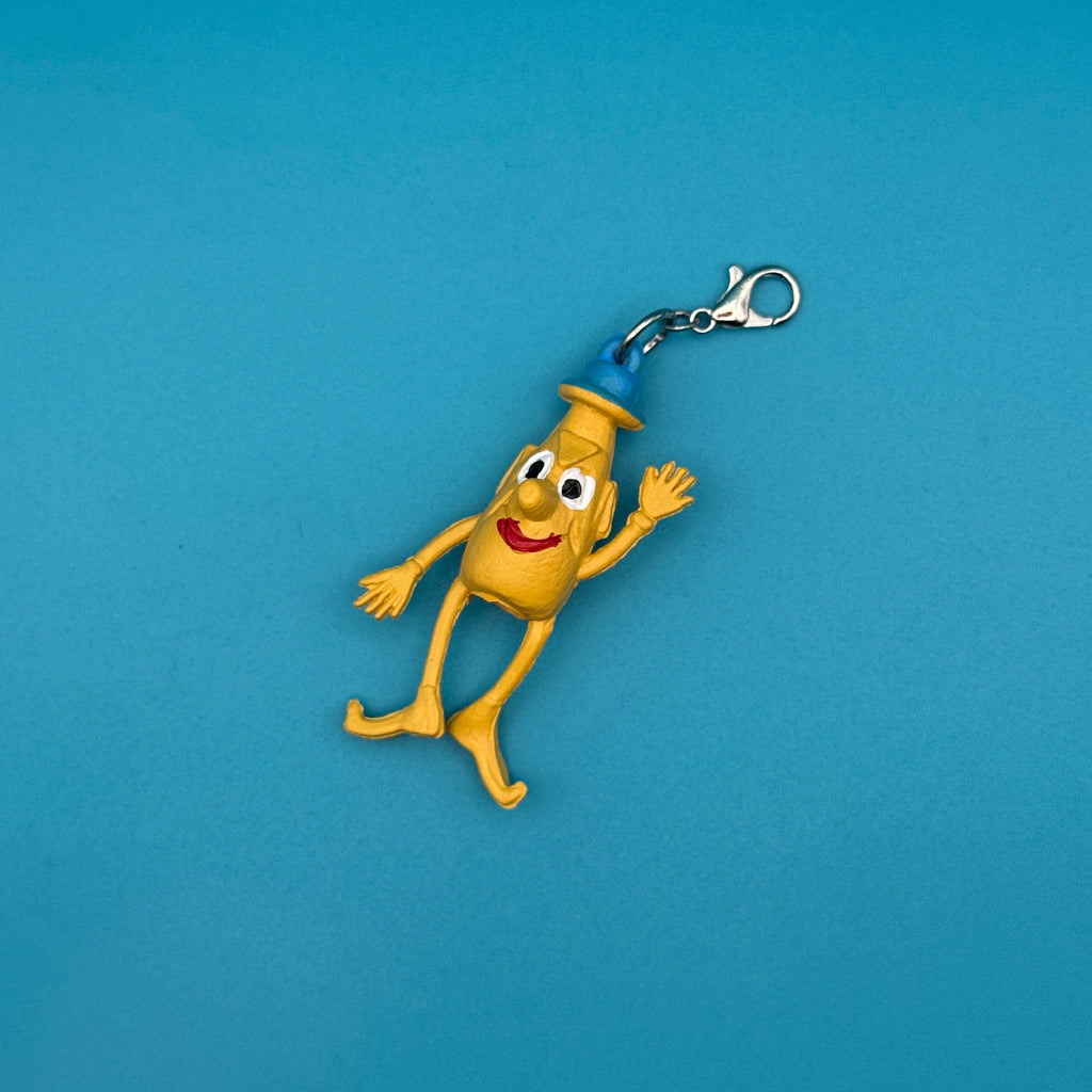 Vintage 80s Munch Bunch Mini Bag Charms: Yellow