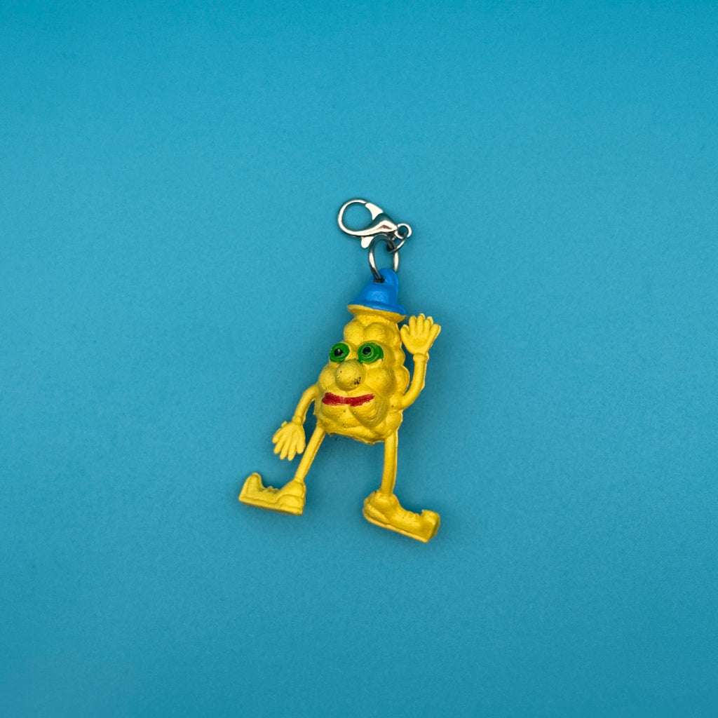 Vintage 80s Munch Bunch Mini Bag Charms: Yellow