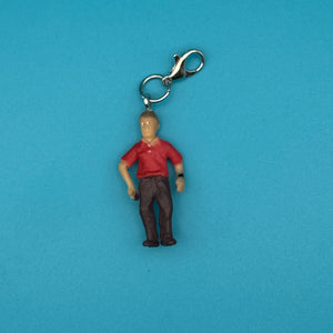 Mini Toy People Trinket s -  vintage keychain vintage charms for bag nostalgia vintage keychains y2k collectible - Bag Crap