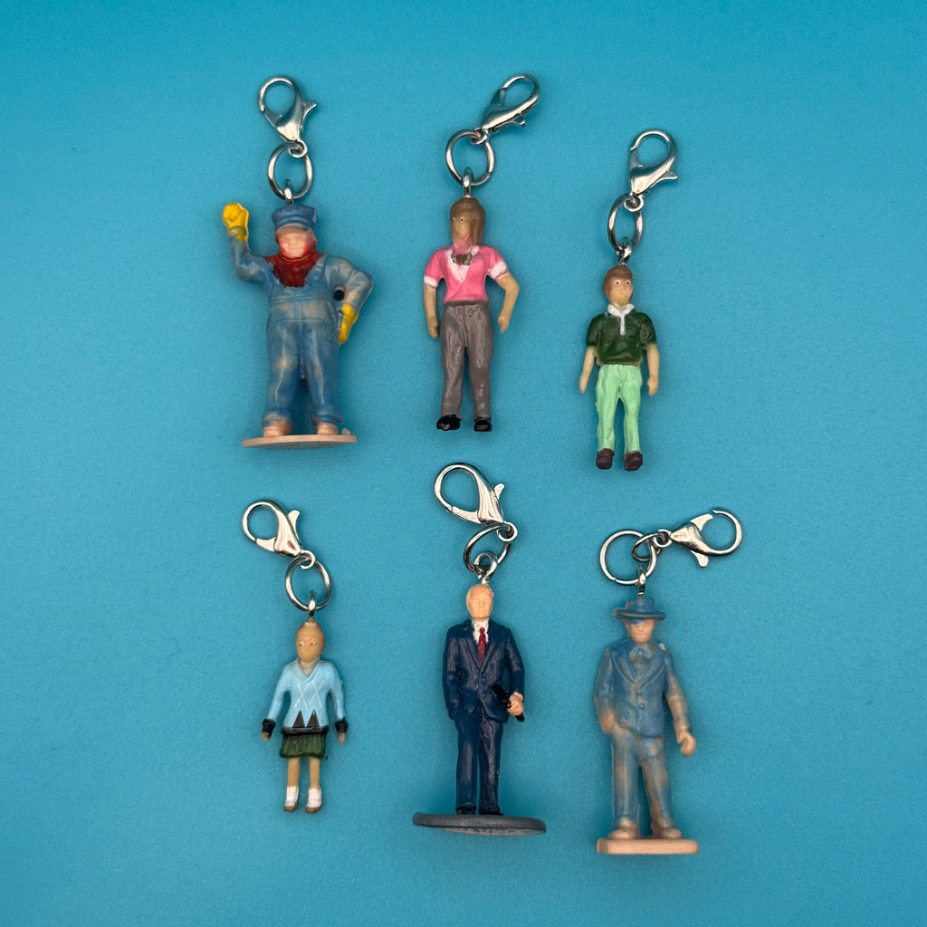 Vintage Miniature People Trinket Charms
