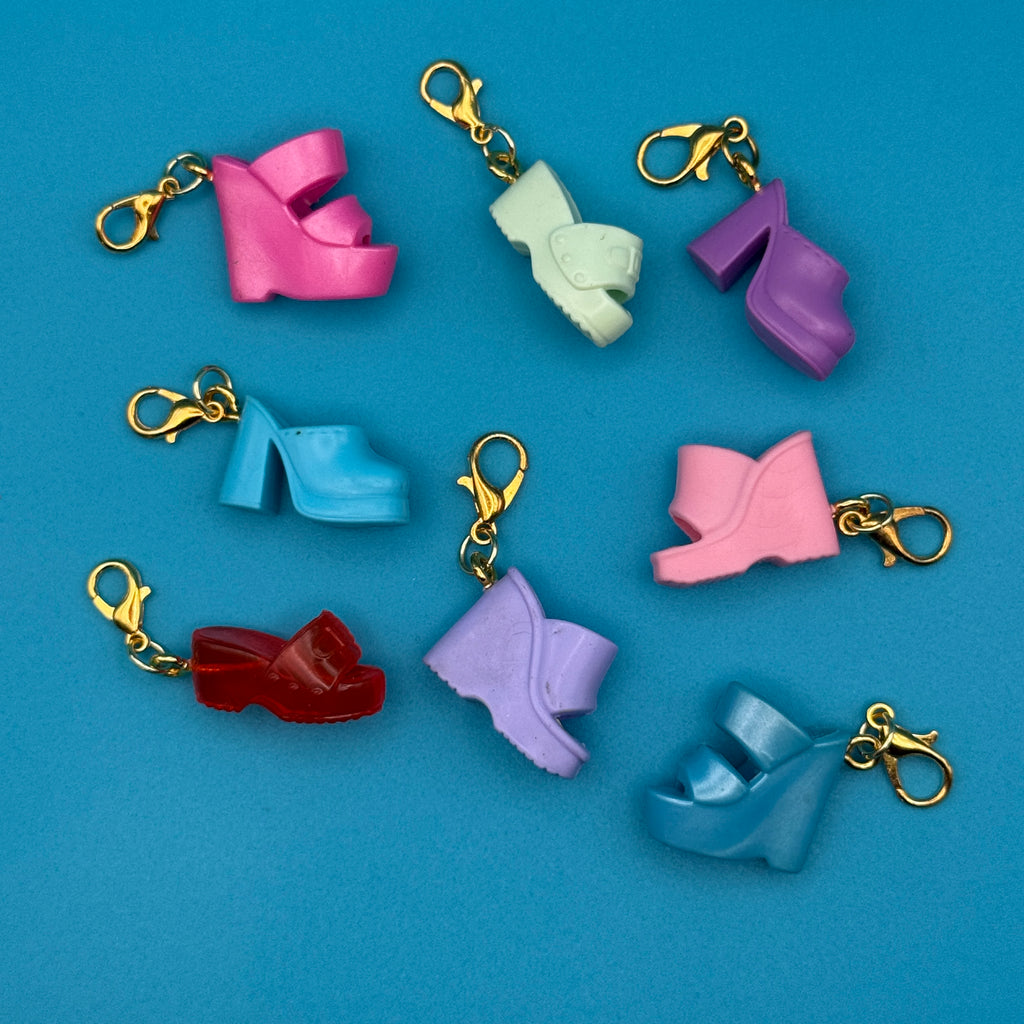 Vintage Colorful Assorted Barbie Shoe Charm