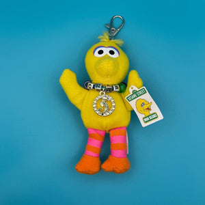 5' Big Bird Plush   with Trinket Necklace -  vintage keychain vintage charms for bag nostalgia vintage keychains y2k collectible - Bag Crap