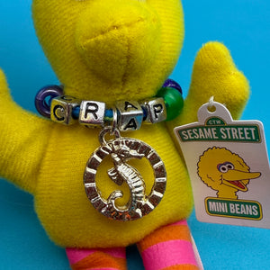 5' Big Bird Plush   with Trinket Necklace -  vintage keychain vintage charms for bag nostalgia vintage keychains y2k collectible - Bag Crap