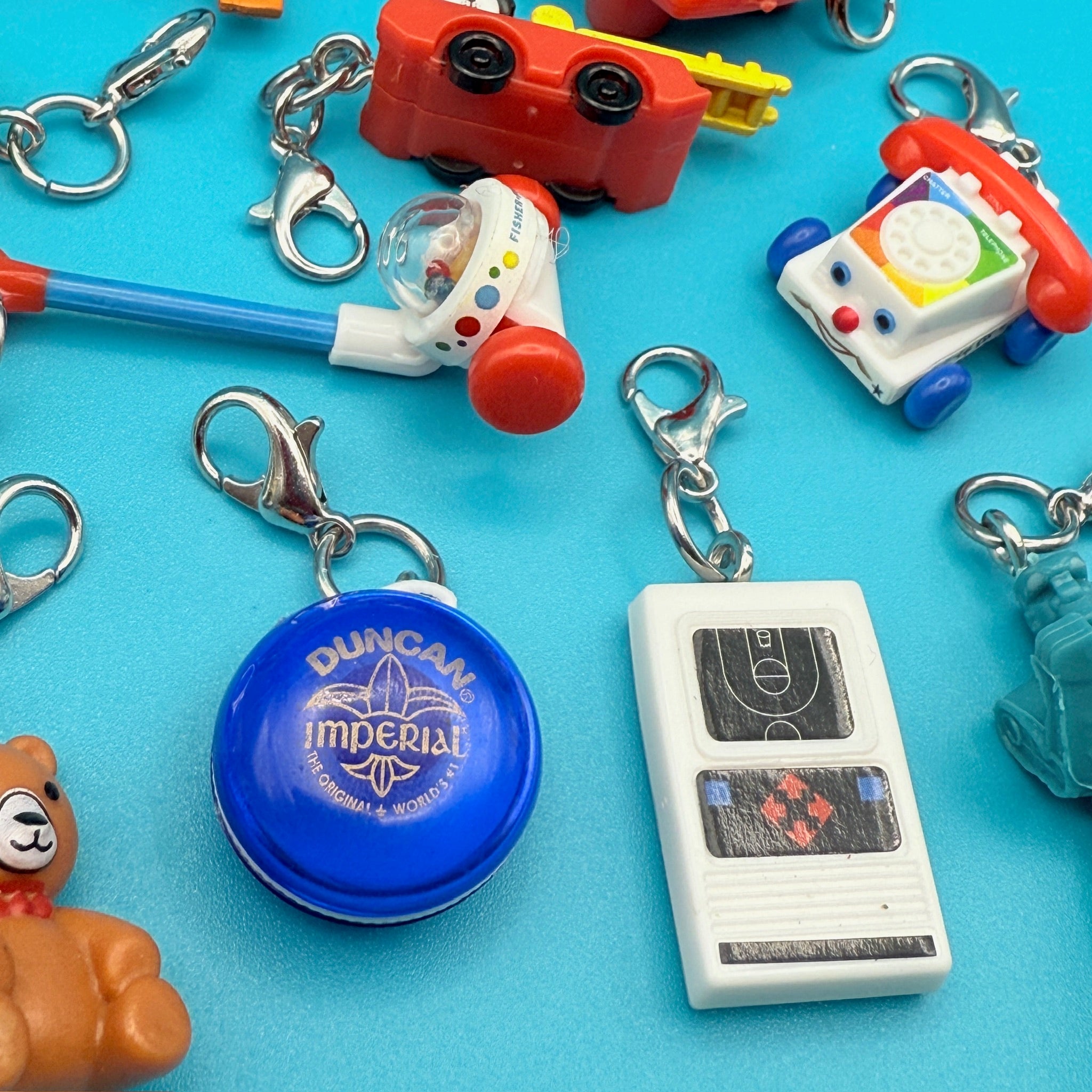 Classic Toy Miniature Trinket s -  vintage keychain vintage charms for bag nostalgia vintage keychains y2k collectible - Bag Crap