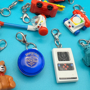 Classic Toy Miniature Trinket s -  vintage keychain vintage charms for bag nostalgia vintage keychains y2k collectible - Bag Crap