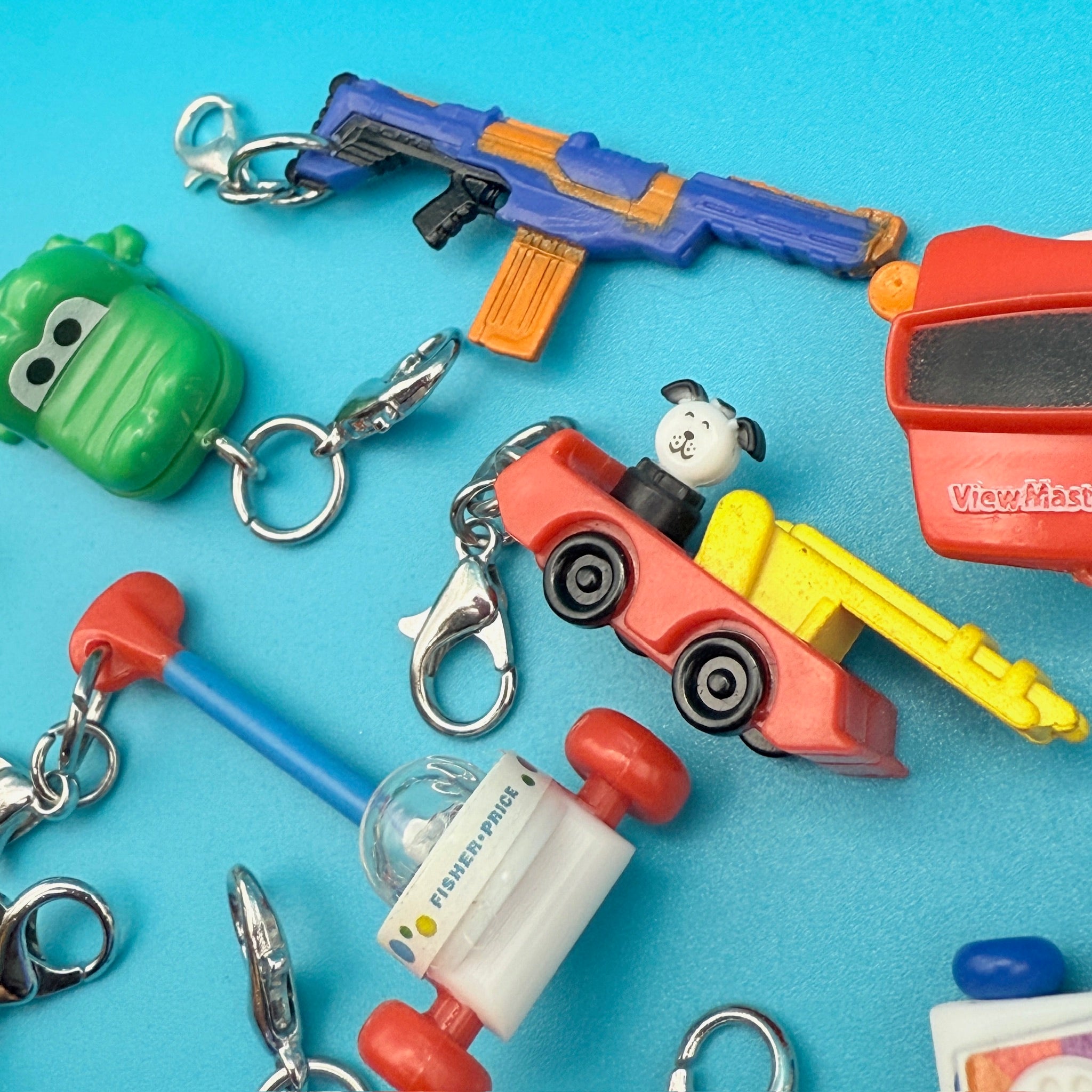 Classic Toy Miniature Trinket s -  vintage keychain vintage charms for bag nostalgia vintage keychains y2k collectible - Bag Crap