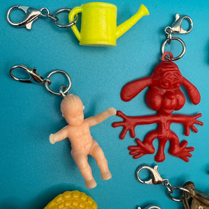 1950s-1980s Miniature Trinket s -  vintage keychain vintage charms for bag nostalgia vintage keychains y2k collectible - Bag Crap
