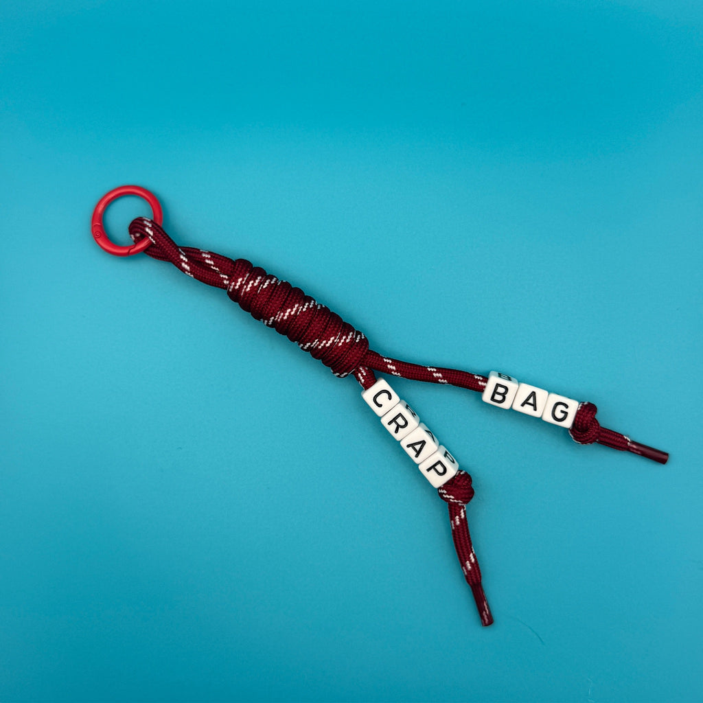 BAG CRAP Beaded Paracord Charms