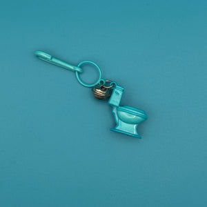 Colorful Assorted Miniature Toilet s -  vintage keychain vintage charms for bag nostalgia vintage keychains y2k collectible - Bag Crap