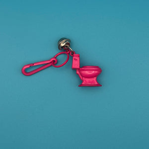 Colorful Assorted Miniature Toilet s -  vintage keychain vintage charms for bag nostalgia vintage keychains y2k collectible - Bag Crap