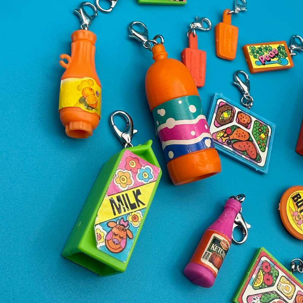 Vintage 1970s Miniature Barbie Toy Food Charms