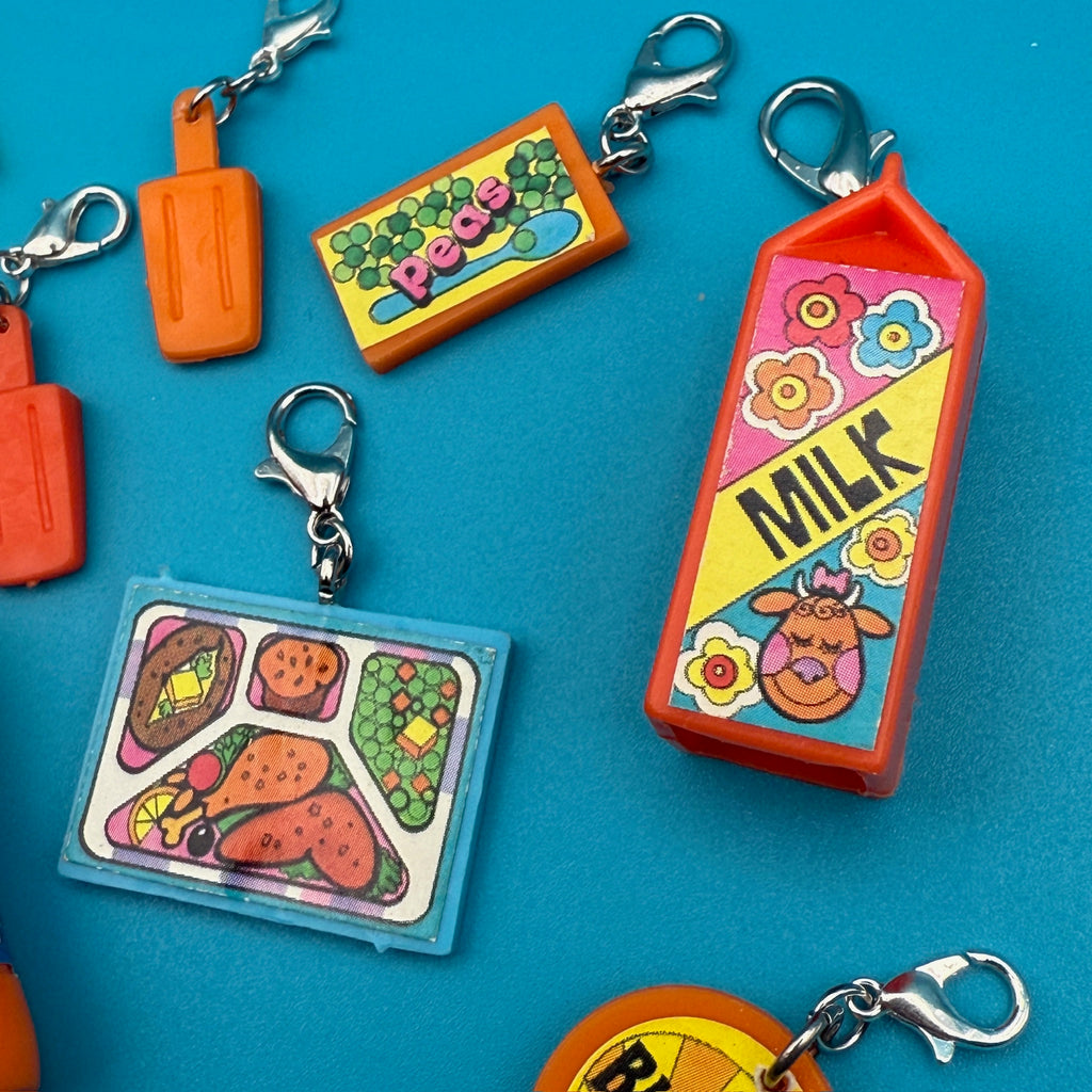 Vintage 1970s Miniature Barbie Toy Food Charms