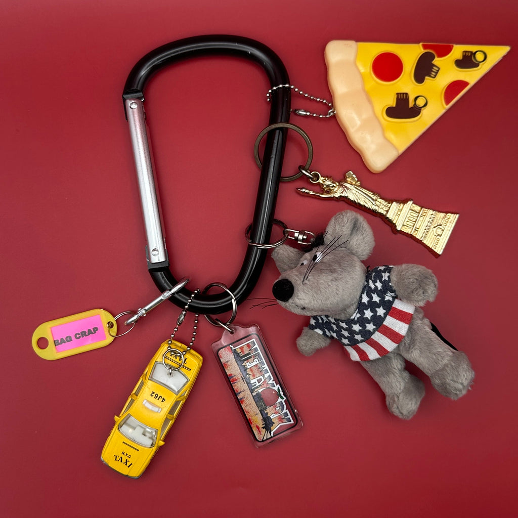 Limited Edition XL New York City Vintage Bag Charm & Keychain Pack