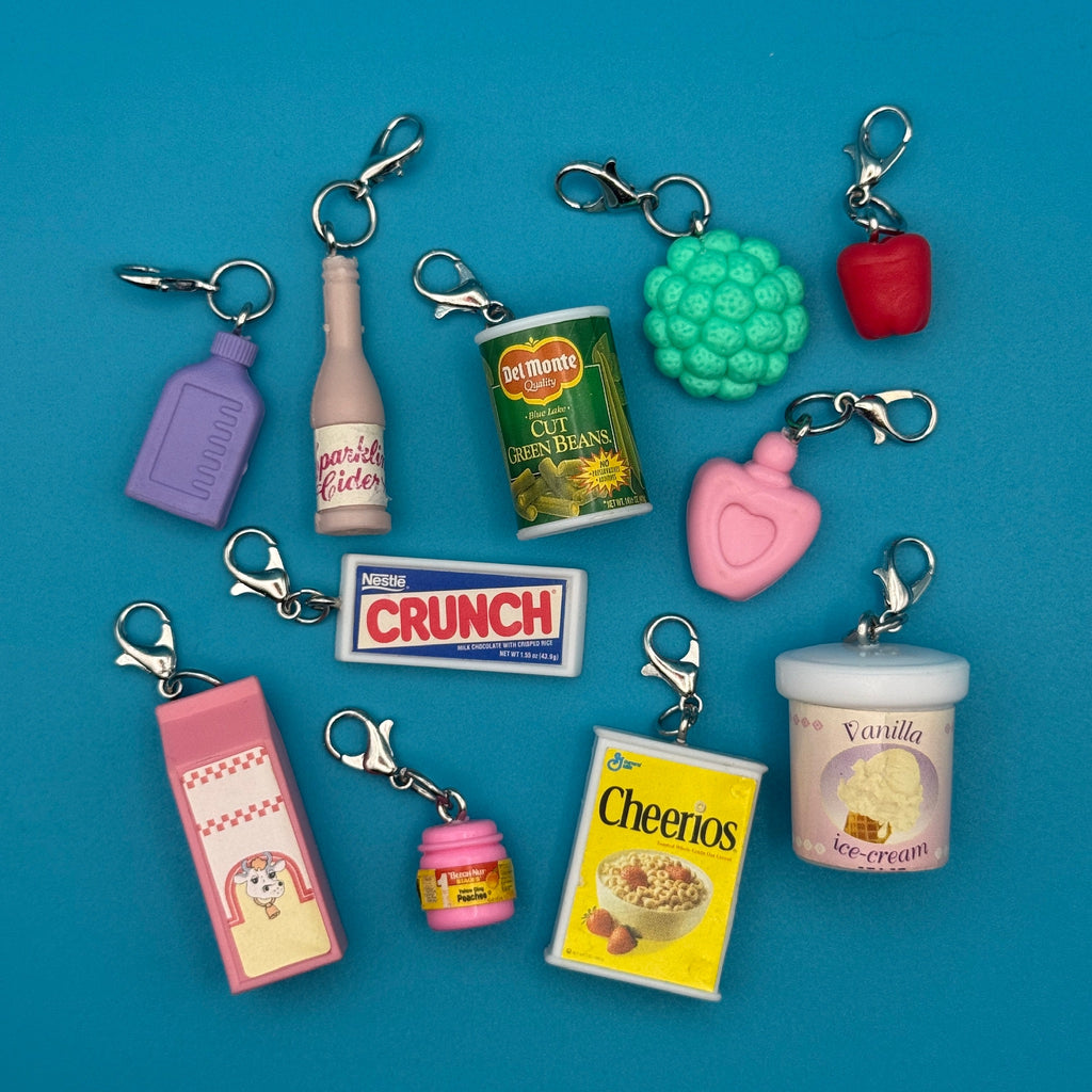 Vintage 90s Barbie Miniature Food Charms