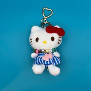 4' Hello Kitty Plush   with  Trinket Necklace - hello kitty sanrio japan kawaii rare vintage keychain vintage charms for bag nostalgia vintage keychains y2k collectible - Bag Crap
