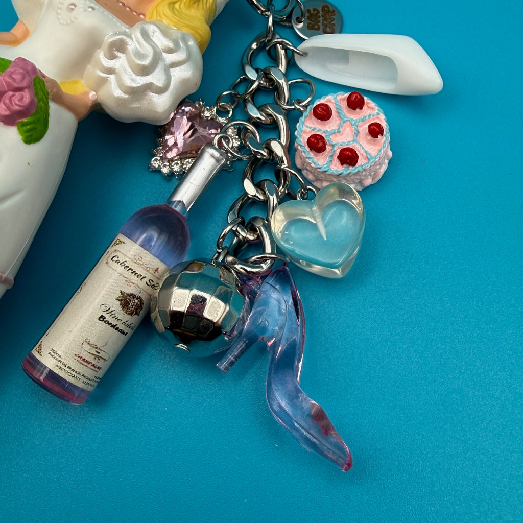 One-of-One 1990s Vintage Keychain Bag Charm Pack — Bride Barbie Happy Meal