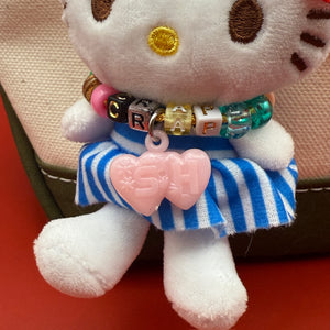 4' Hello Kitty Plush   with  Trinket Necklace - hello kitty sanrio japan kawaii rare vintage keychain vintage charms for bag nostalgia vintage keychains y2k collectible - Bag Crap