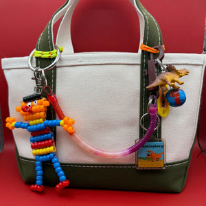 Ernie Bead Buddy   Pack - vintage bag charm packs nostalgia vintage y2k vintage keychain vintage charms for bag nostalgia vintage keychains y2k collectible - Bag Crap