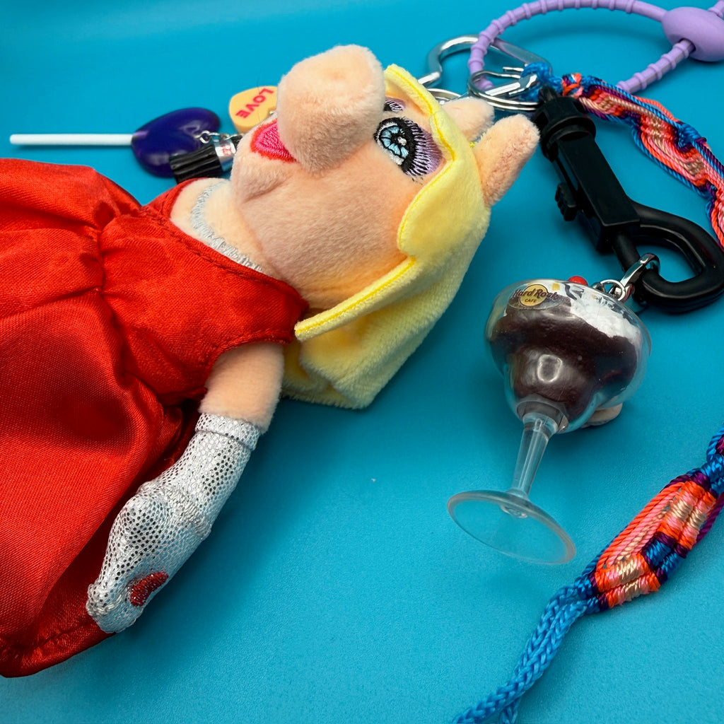 One-of-One Nostalgic Keychain Bag Charm Pack — Miss Piggy, Diet Coke, Ice Cream