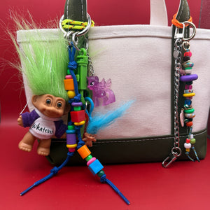 'Whatever' Troll   Pack - troll charms troll keychains vintage keychain vintage charms for bag nostalgia vintage keychains y2k collectible - Bag Crap