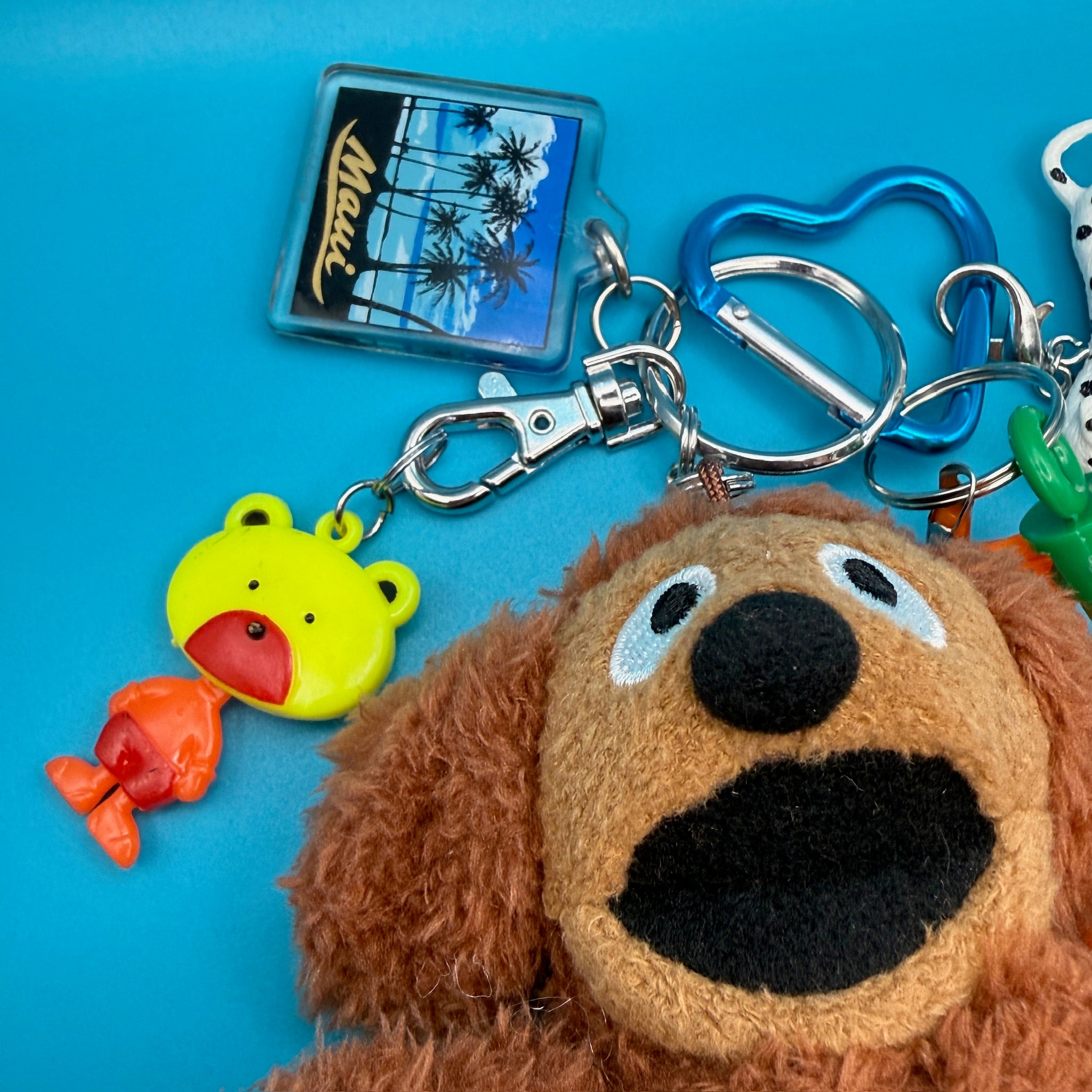 One-of-One Nostalgic    Pack — Rowlf the Dog, Maui, Cola - vintage bag charm packs nostalgia vintage y2k vintage keychain vintage charms for bag nostalgia vintage keychains y2k collectible - Bag Crap