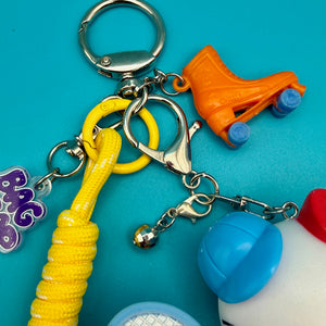 One-of-One      Pack — Tennis Hello Kitty, Rollerskate - hello kitty sanrio japan kawaii rare vintage keychain vintage charms for bag nostalgia vintage keychains y2k collectible - Bag Crap