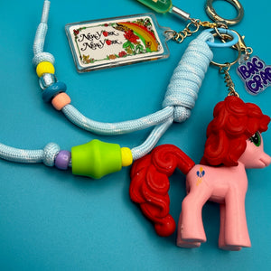 1:1 Retro    Pack — My Little Pony, New York, Gold -  vintage keychain vintage charms for bag nostalgia vintage keychains y2k collectible - Bag Crap