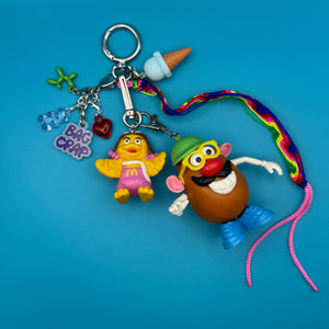 1:1  90s    Pack — Mr. Potato Head, McDonalds -  vintage keychain vintage charms for bag nostalgia vintage keychains y2k collectible - Bag Crap