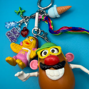 1:1  90s    Pack — Mr. Potato Head, McDonalds -  vintage keychain vintage charms for bag nostalgia vintage keychains y2k collectible - Bag Crap