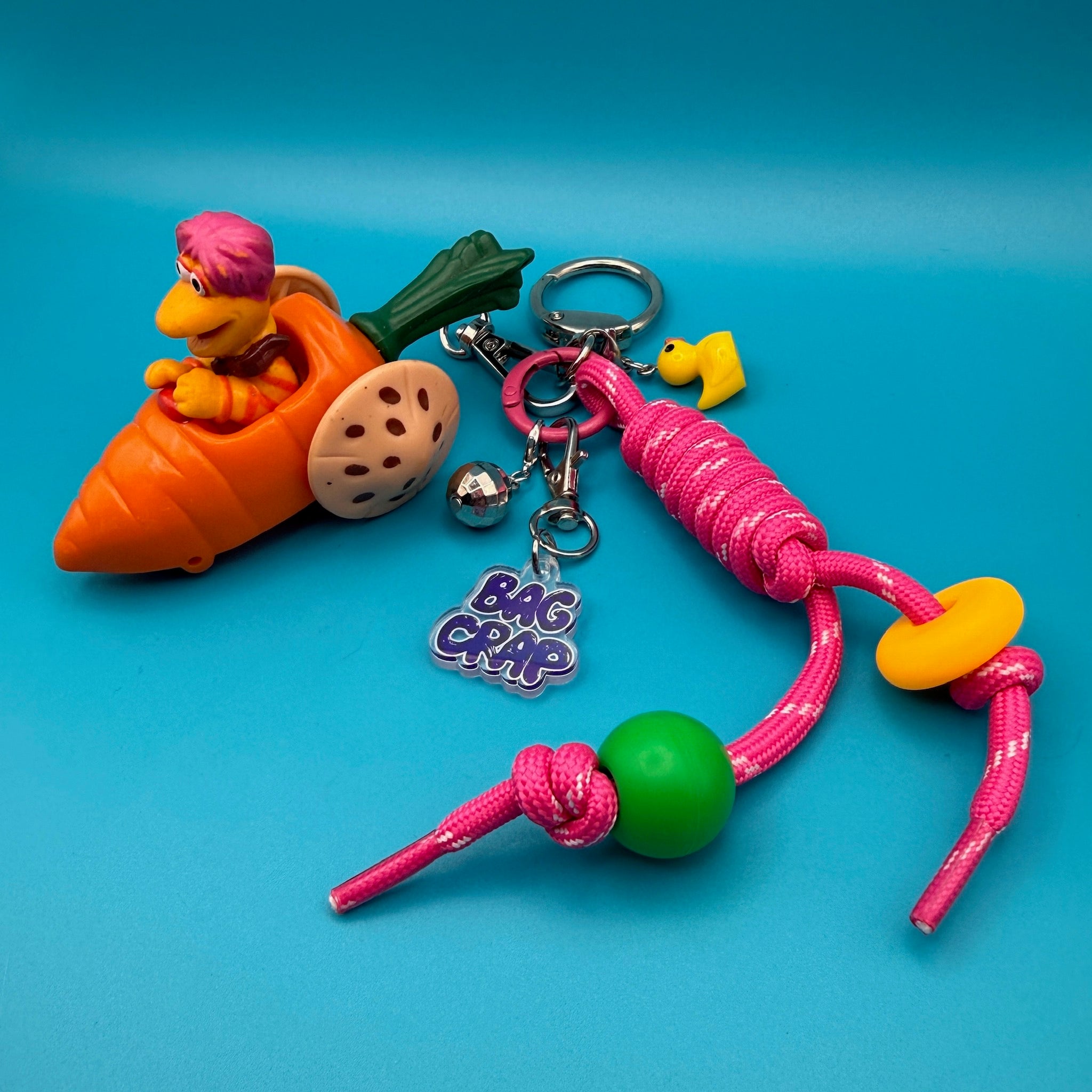 1:1  80s    Pack — Fraggle Rock Happy Meal -  vintage keychain vintage charms for bag nostalgia vintage keychains y2k collectible - Bag Crap