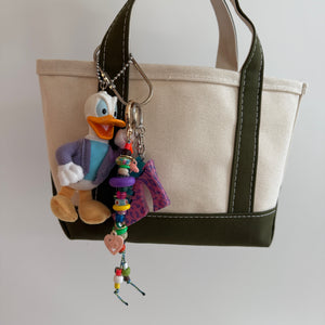 5' Donald Duck Plush -  vintage keychain vintage charms for bag nostalgia vintage keychains y2k collectible - Bag Crap