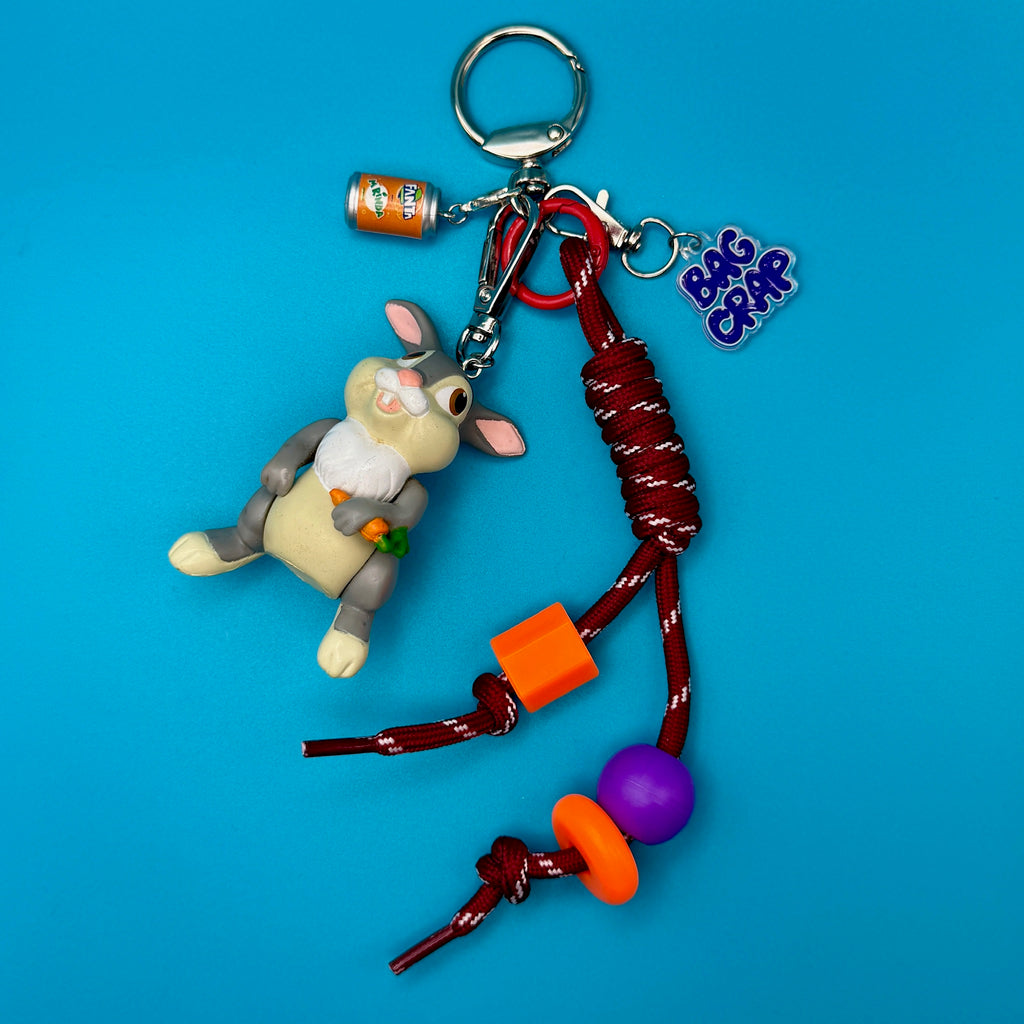 One-of-One 1980's Vintage Keychain Bag Charm Pack — Thumper, Fanta