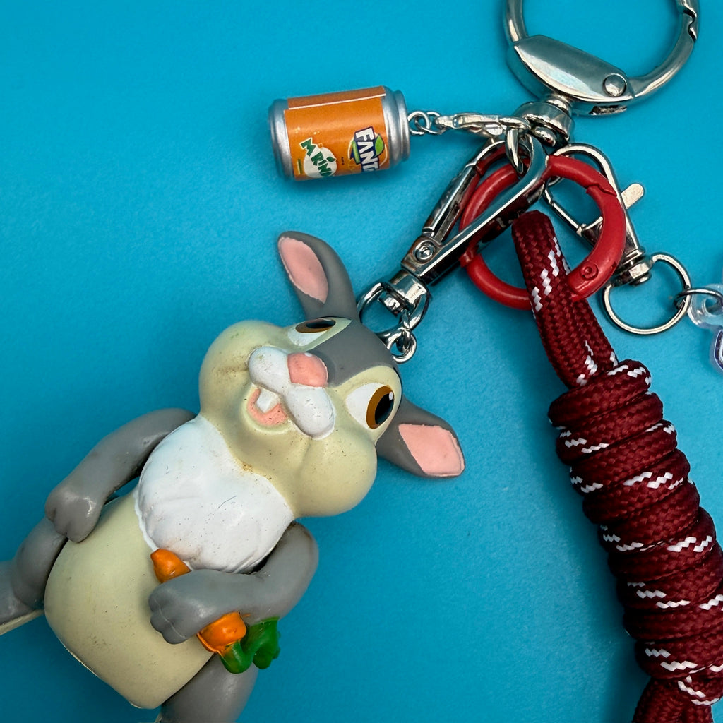 One-of-One 1980's Vintage Keychain Bag Charm Pack — Thumper, Fanta