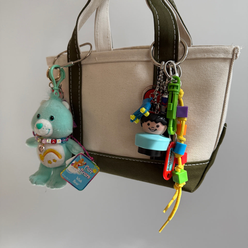 Vintage Fisher Price Little People Bag Charm Pack