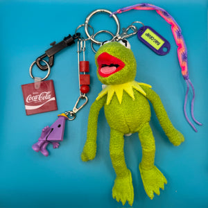 1:1 Nostalgic    Pack — Kermit, Mr.Rush -  vintage keychain vintage charms for bag nostalgia vintage keychains y2k collectible - Bag Crap