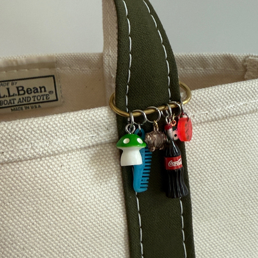 Vintage Trinket Screw Carabiner Bag Charm