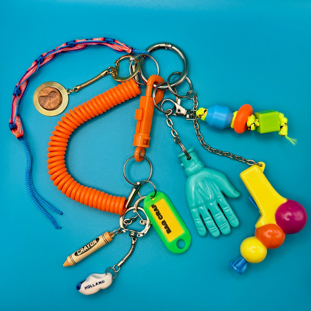 One-of-One 90s Vintage Keychain Bag Charm Pack — Bubble Gun