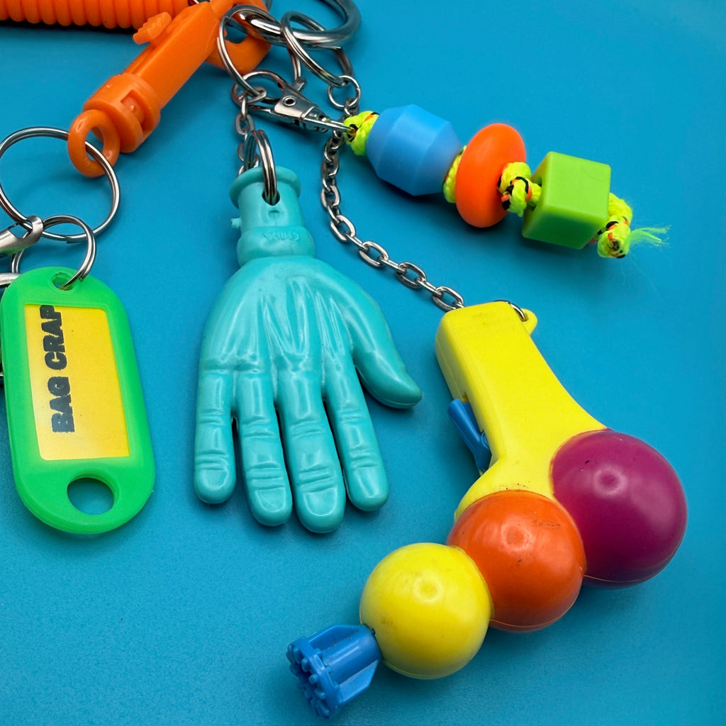 One-of-One 90s Vintage Keychain Bag Charm Pack — Bubble Gun