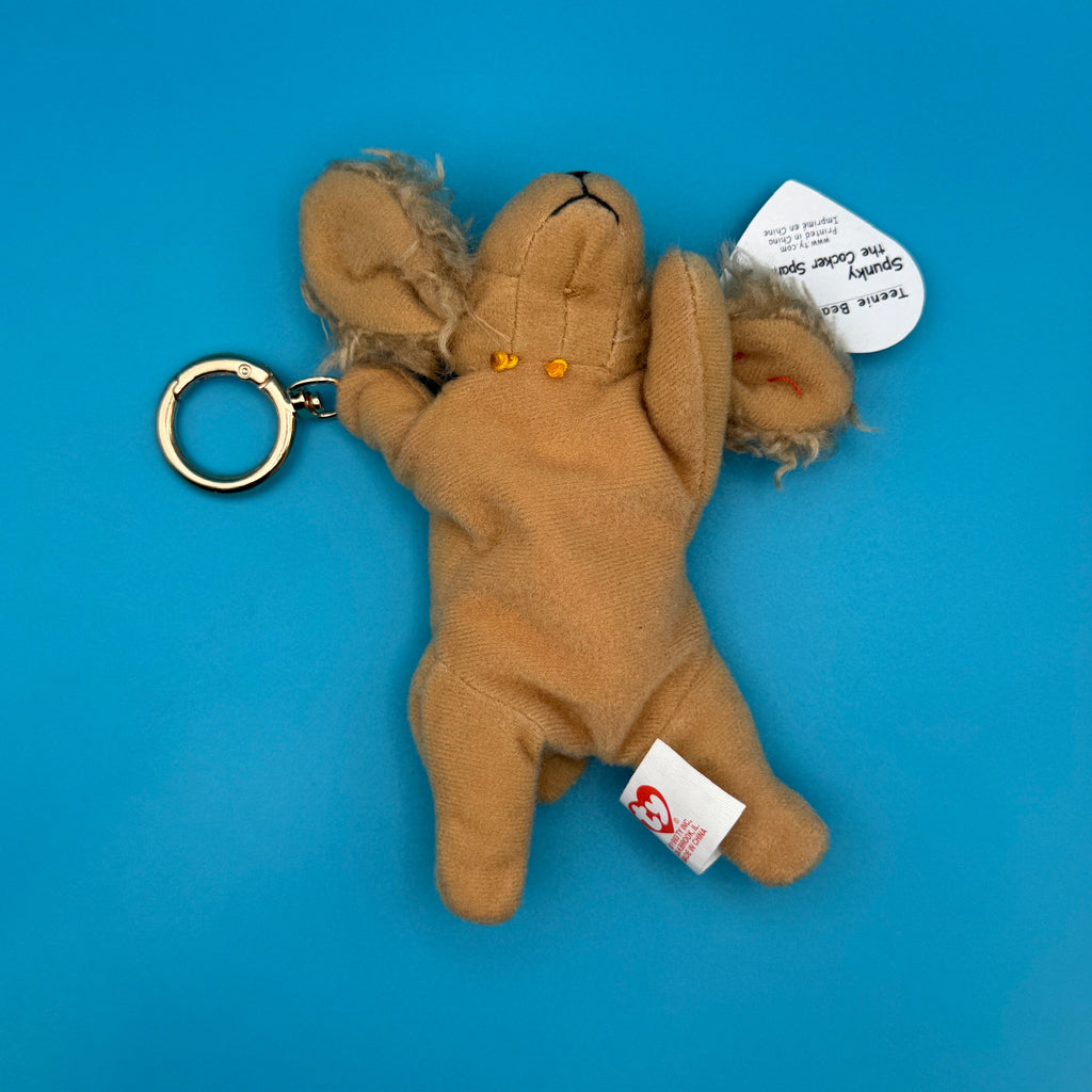 Vintage TY Teenie Beanie Baby Dog Plush Bag Charm