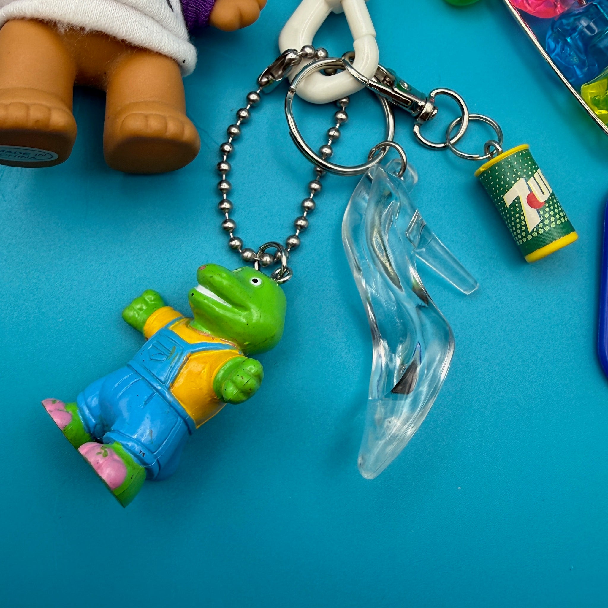 One-of-One 1990's     Pack — Diva Troll Doll - troll charms troll keychains vintage keychain vintage charms for bag nostalgia vintage keychains y2k collectible - Bag Crap