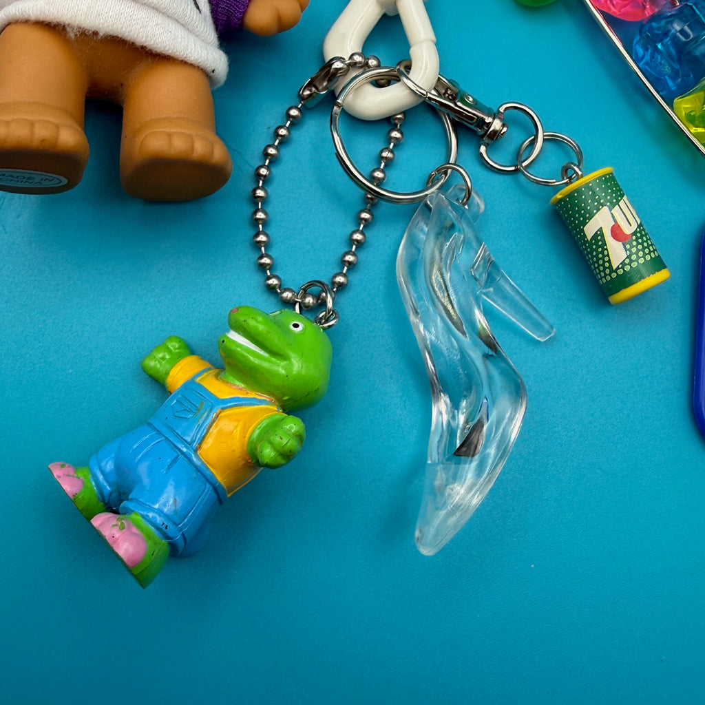 One-of-One 1990's Vintage Keychain Bag Charm Pack — Diva Troll Doll