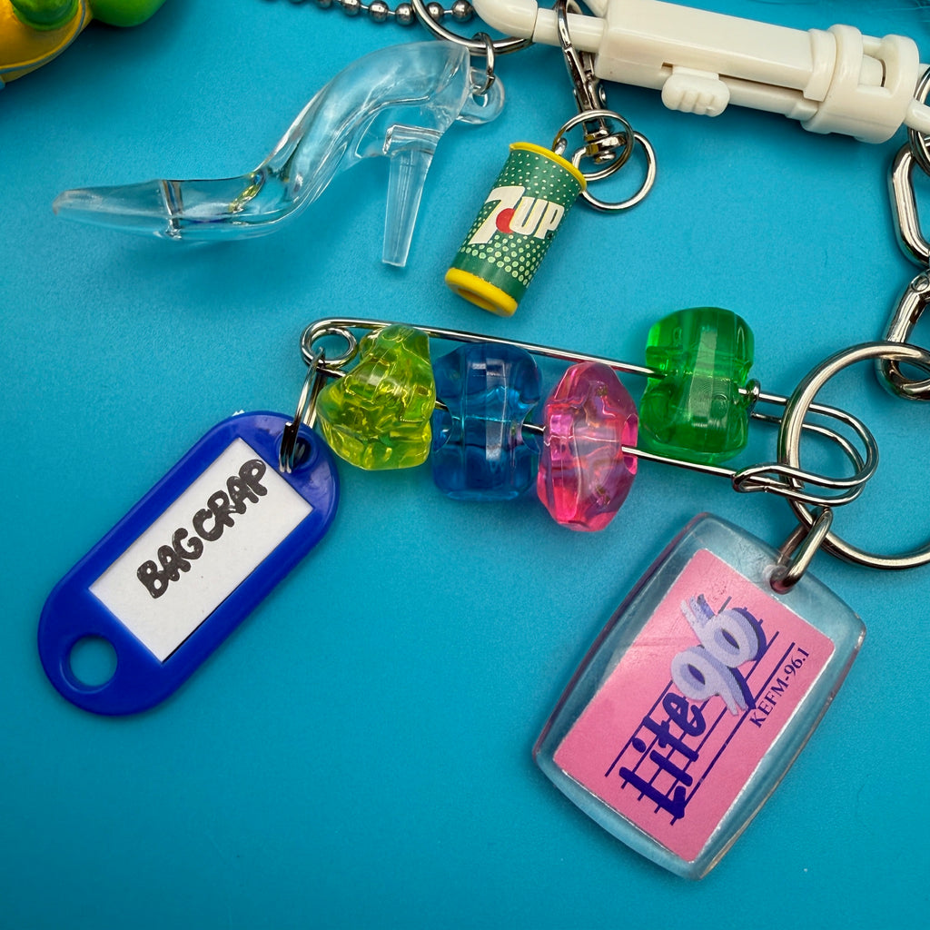 One-of-One 1990's Vintage Keychain Bag Charm Pack — Diva Troll Doll